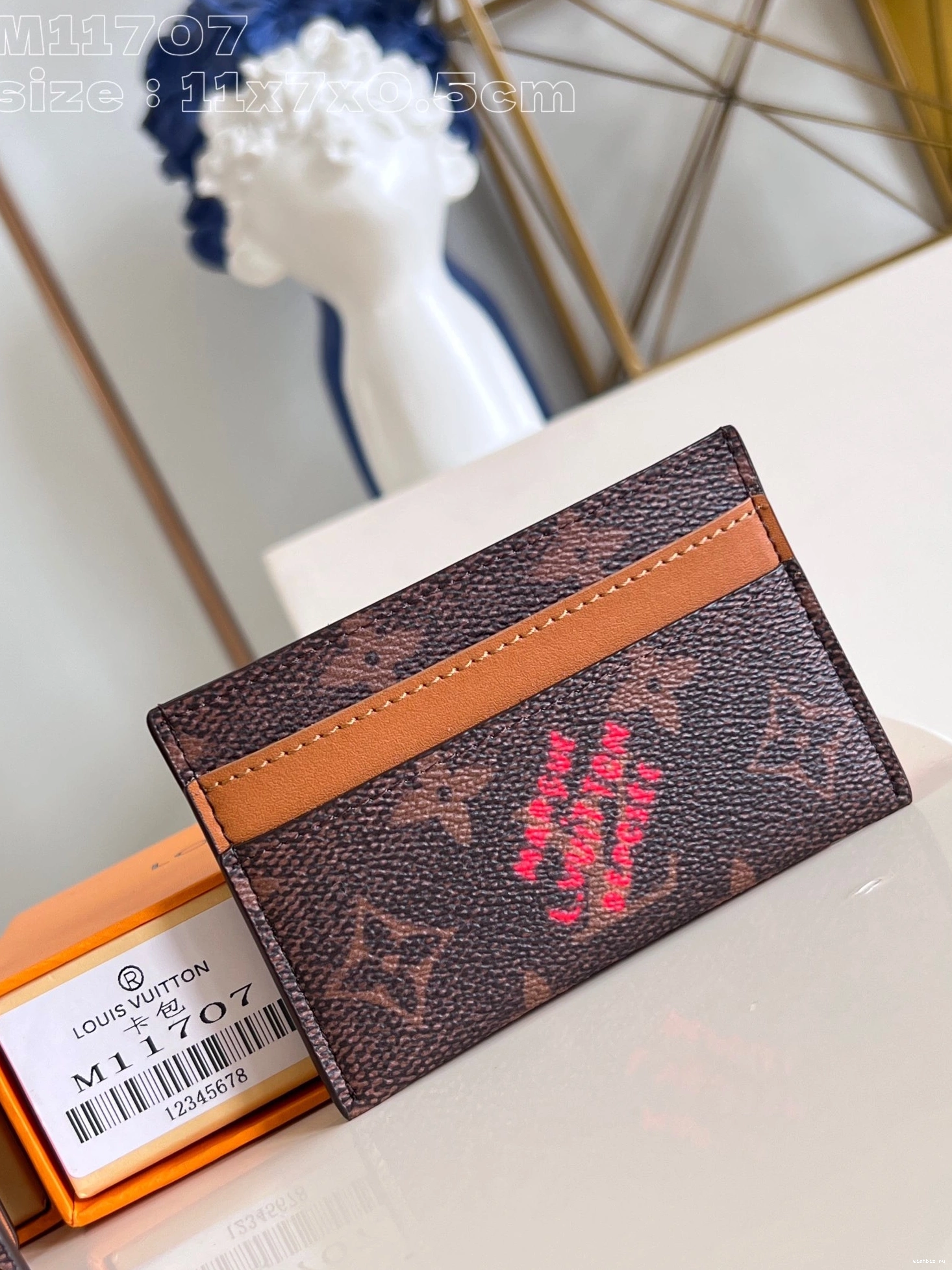 WIS VUITTON HOLDER-11*7*0.5cm CARD LOUIS 0126